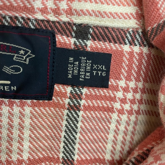 Ralph Lauren RRL Plaid Twill Camp Shirt - Picture 5 of 6